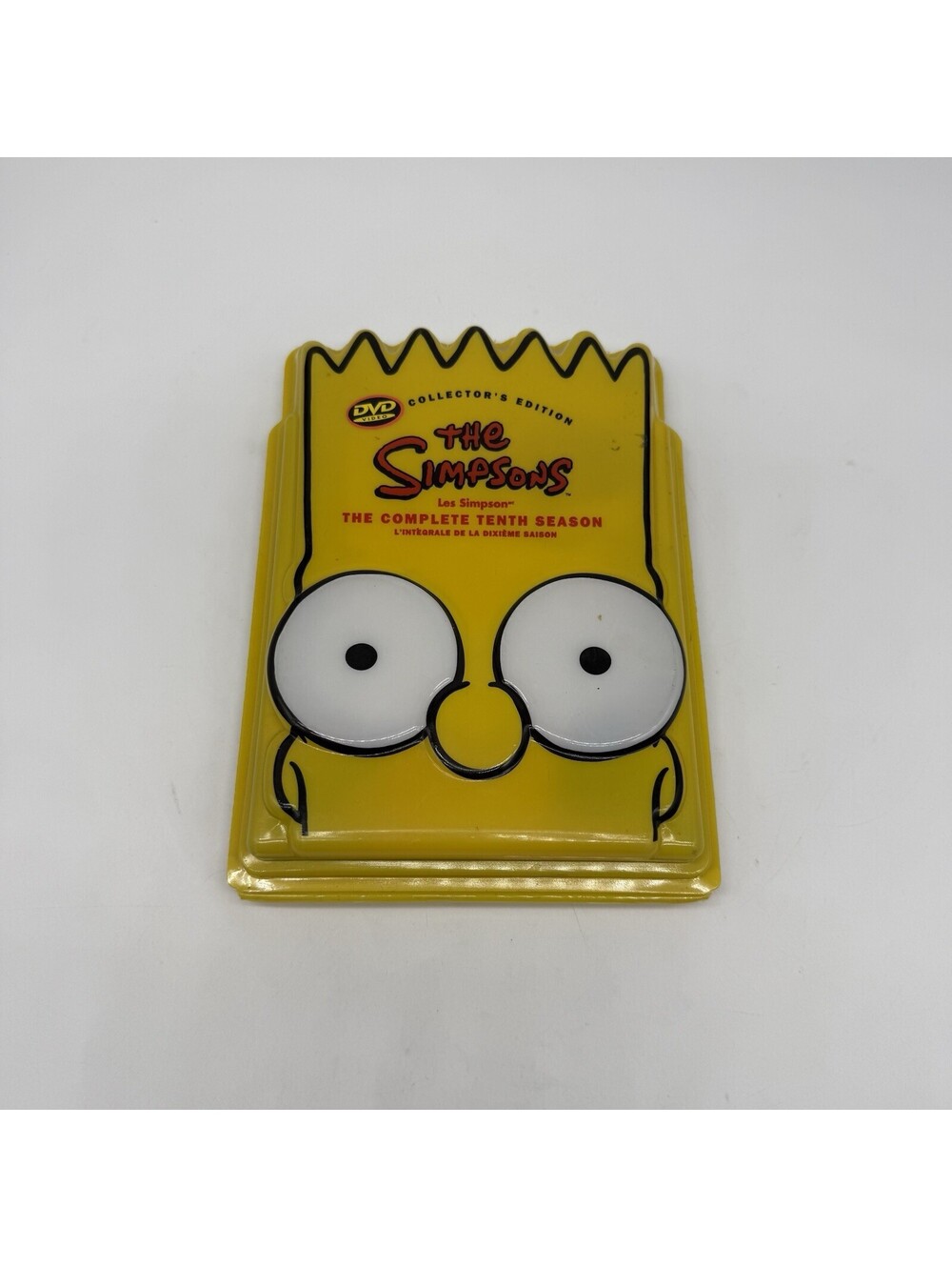 The Simpsons Season 10 DVD Collector's Edition Bart Head 4 Disc Set Tested